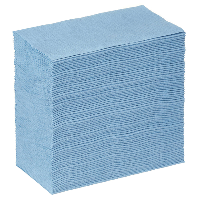 Poetsdoek WypAll X80 Powerclean 426x212mm 80vel pop-up blauw 8295