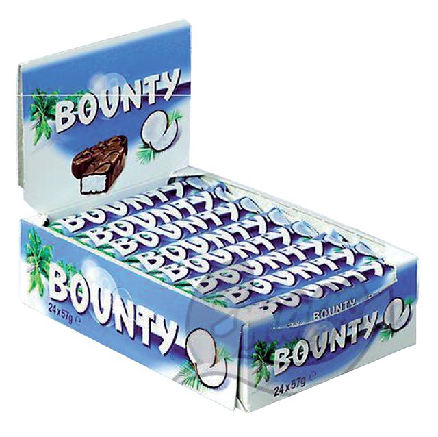 Snoep Bounty reep 24x57 gram