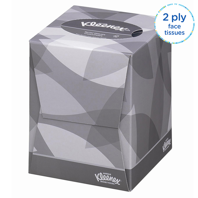 Facial tissues Kleenex kubus 2-laags 88 vel wit 8834