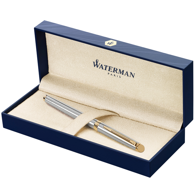 Rollerpen Waterman Hémisphère stainless steel GT fijn