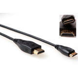 ACT 0,5 meter HDMI High Speed kabel v1.4 HDMI-A male - HDMI-C male