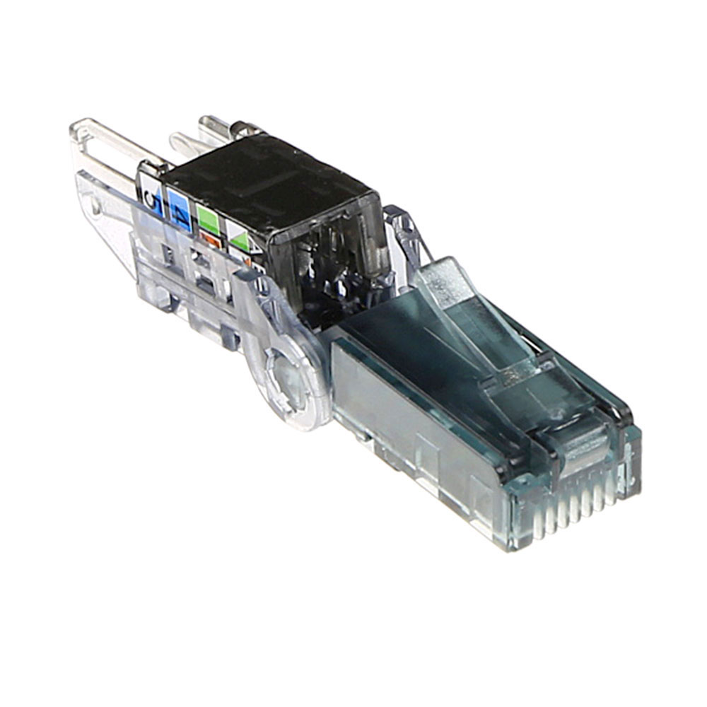 Multimedia Connect Roteerbare toolless modulaire RJ45 connector voor onafgeschermde massieve kabel