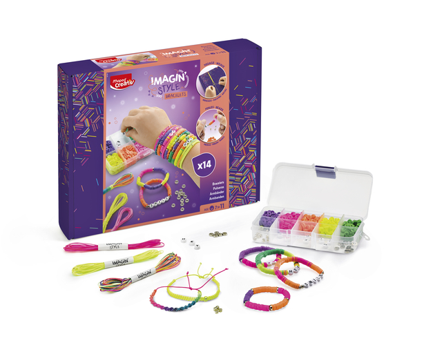 Armbandjesset Maped Creativ Imagin'Style neon 14-delig assorti