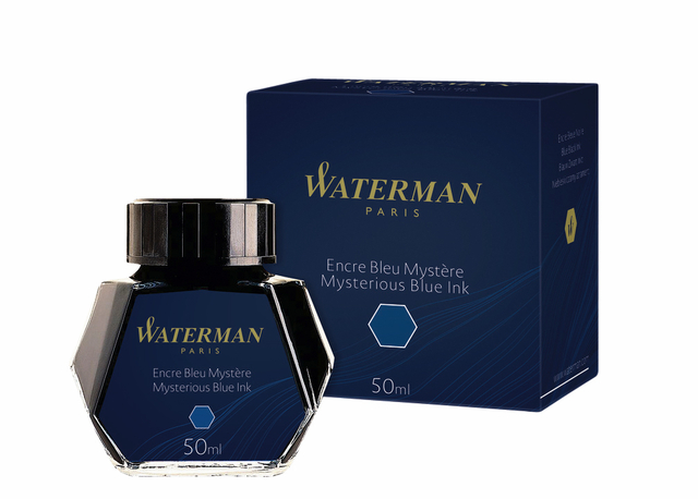 Vulpeninkt Waterman 50ml standaard blauw-zwart