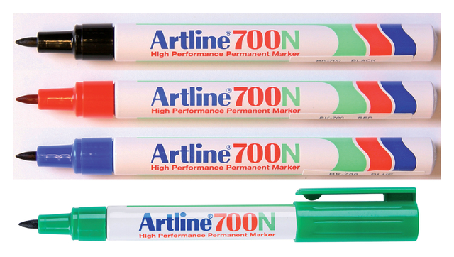 Viltstift Artline 700 rond 0.7mm groen