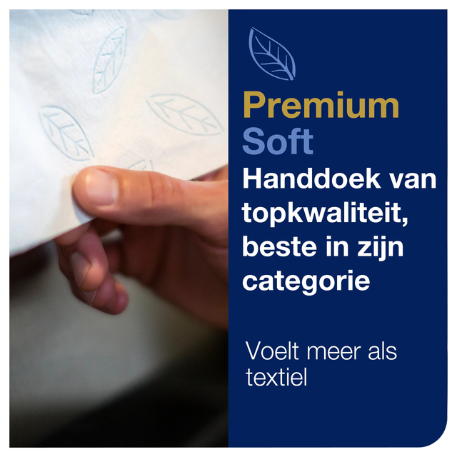 Handdoekrol Tork H1 Matic Premium 2-laags 100m wit 290016