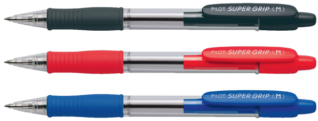 Balpen PILOT Super Grip medium blauw