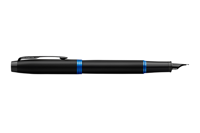 Rollerpen Parker IM black blue vibrant ring fijn