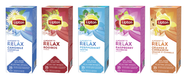 Thee Lipton Relax rooibos 25x1.5gr