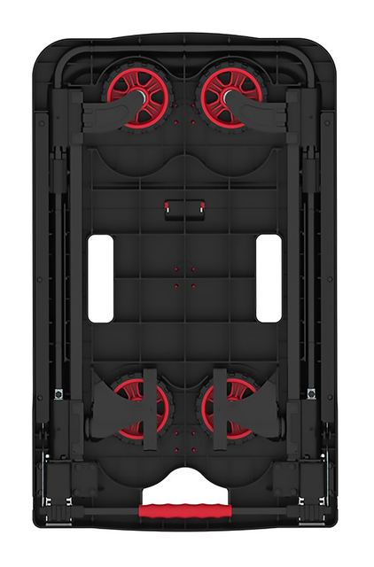 Transportkar Pavo platform trolley inklapbaar 137kg zwart