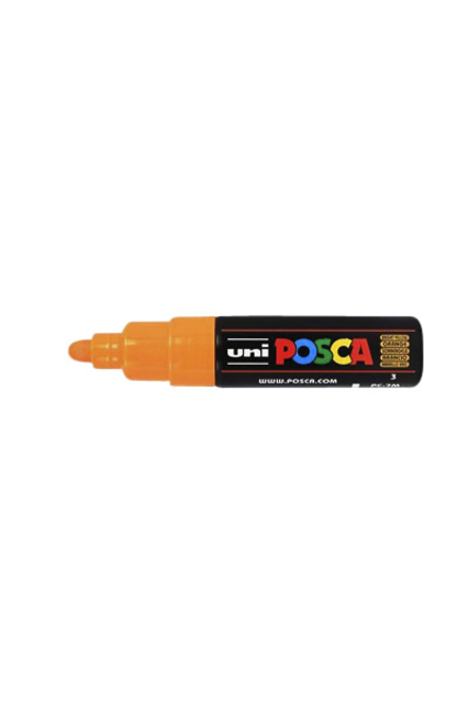 Verfstift  Posca PC7M breed oranje