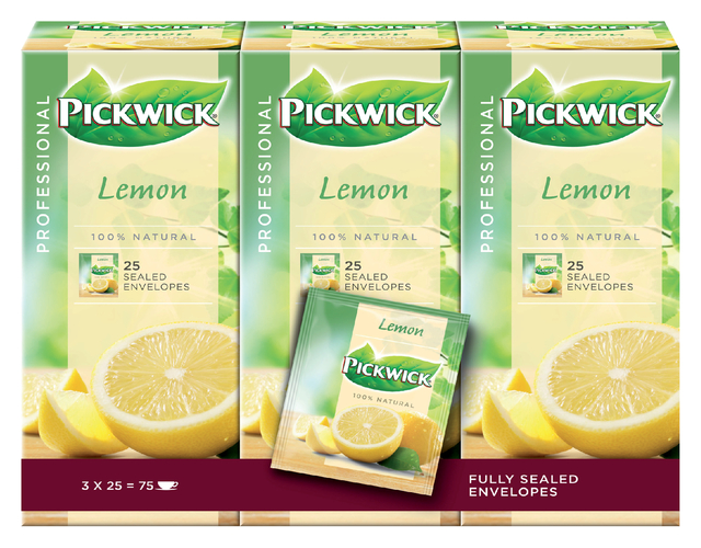 Thee Pickwick Fair Trade lemon 25x1.5gr