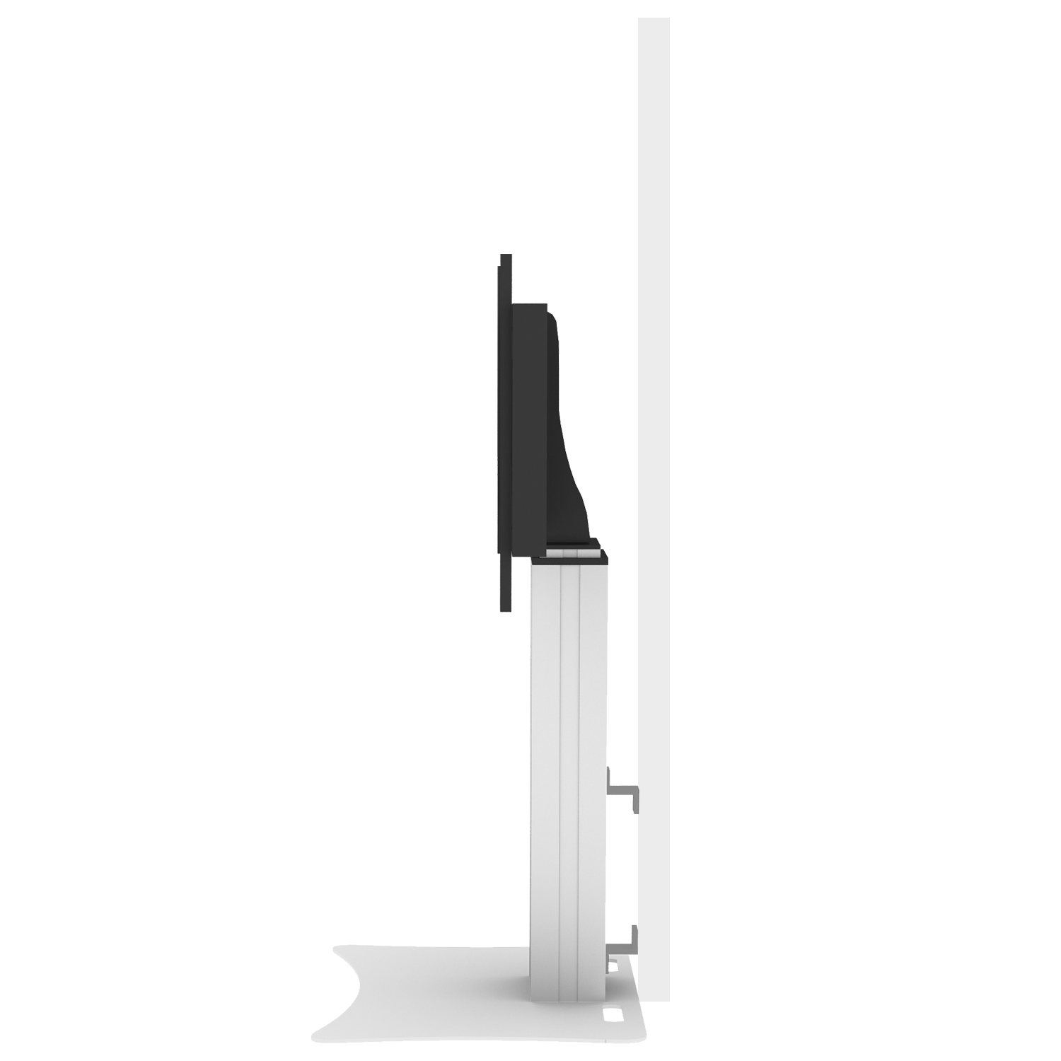 Elektrisch in hoogte verstelbare XL monitorstandaard, 50 cm slag