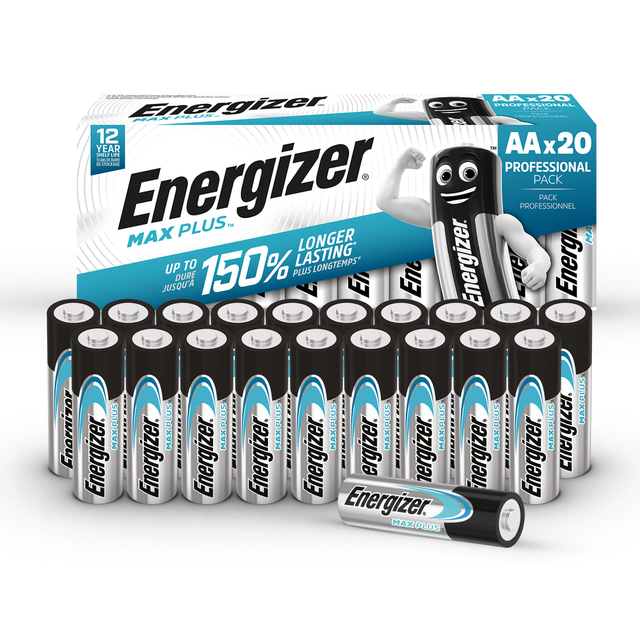 Batterij Energizer Max Plus 20xAA alkaline