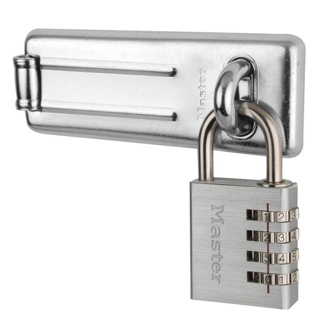 Hangslot MasterLock overval + aluminium 40mm