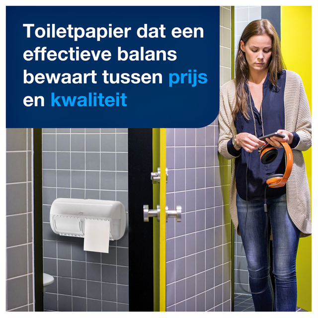 Toiletpapier Tork T4 Advanced 2-laags 200 vel wit 472161