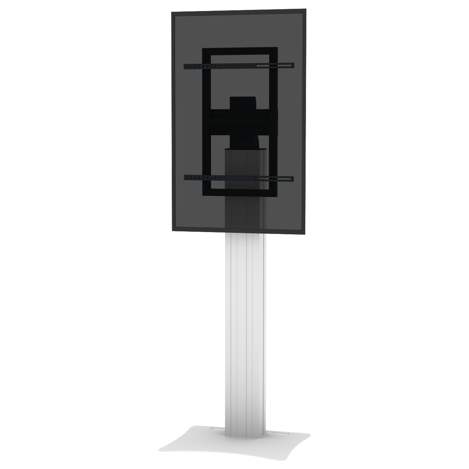 Vrijstaande TV standaard in portret of landschap modus 195 cm voor 42 tot 100 inch schermen