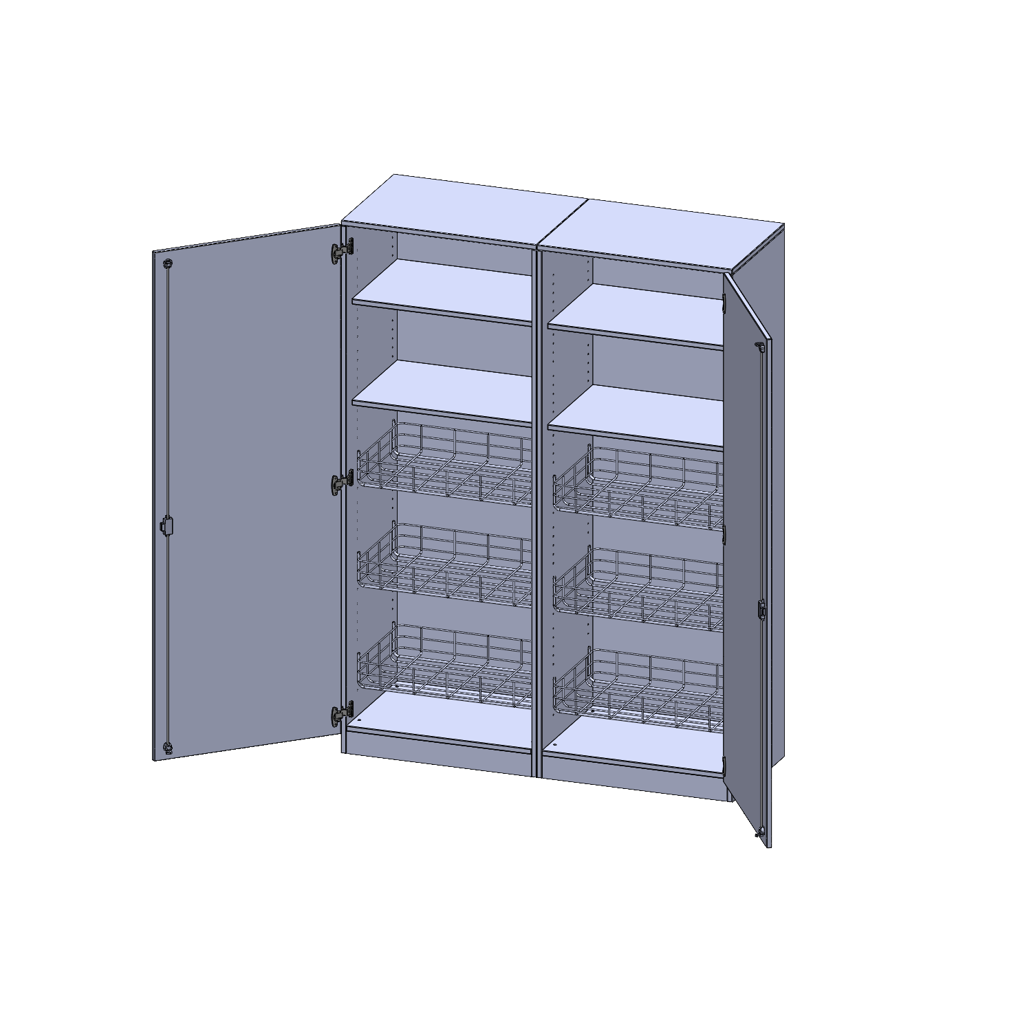 Sportkast, 5 maphoogtes - evo180 serie