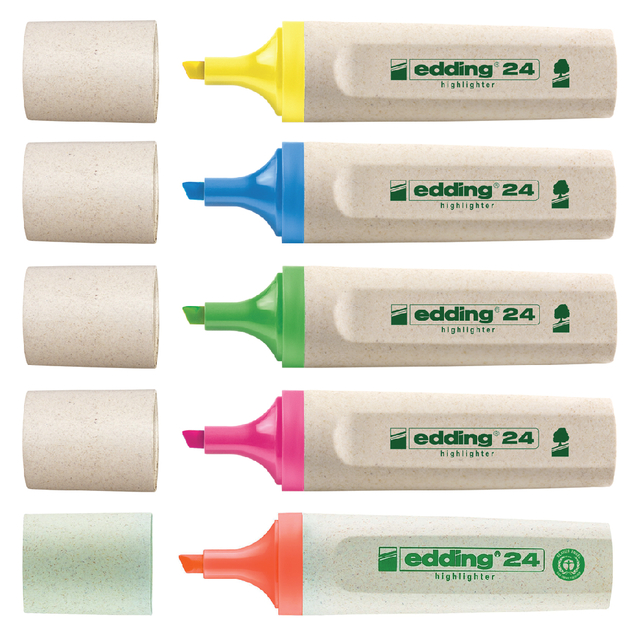 Markeerstift edding 24 Ecoline geel