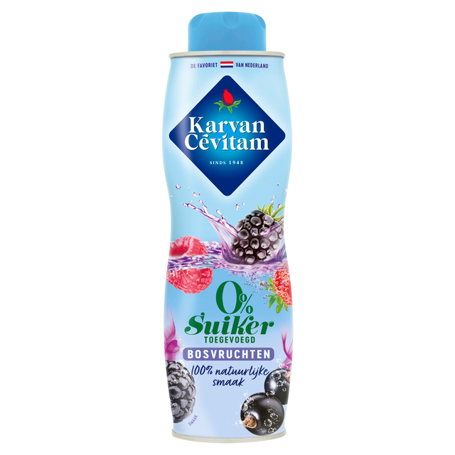 Siroop Karvan Cevitam bosvruchten 0% suiker 600ml