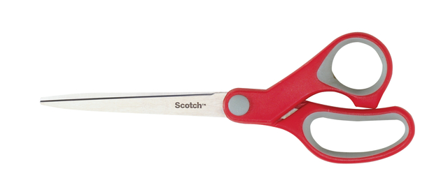 Schaar Scotch 18cm comfort rood blister