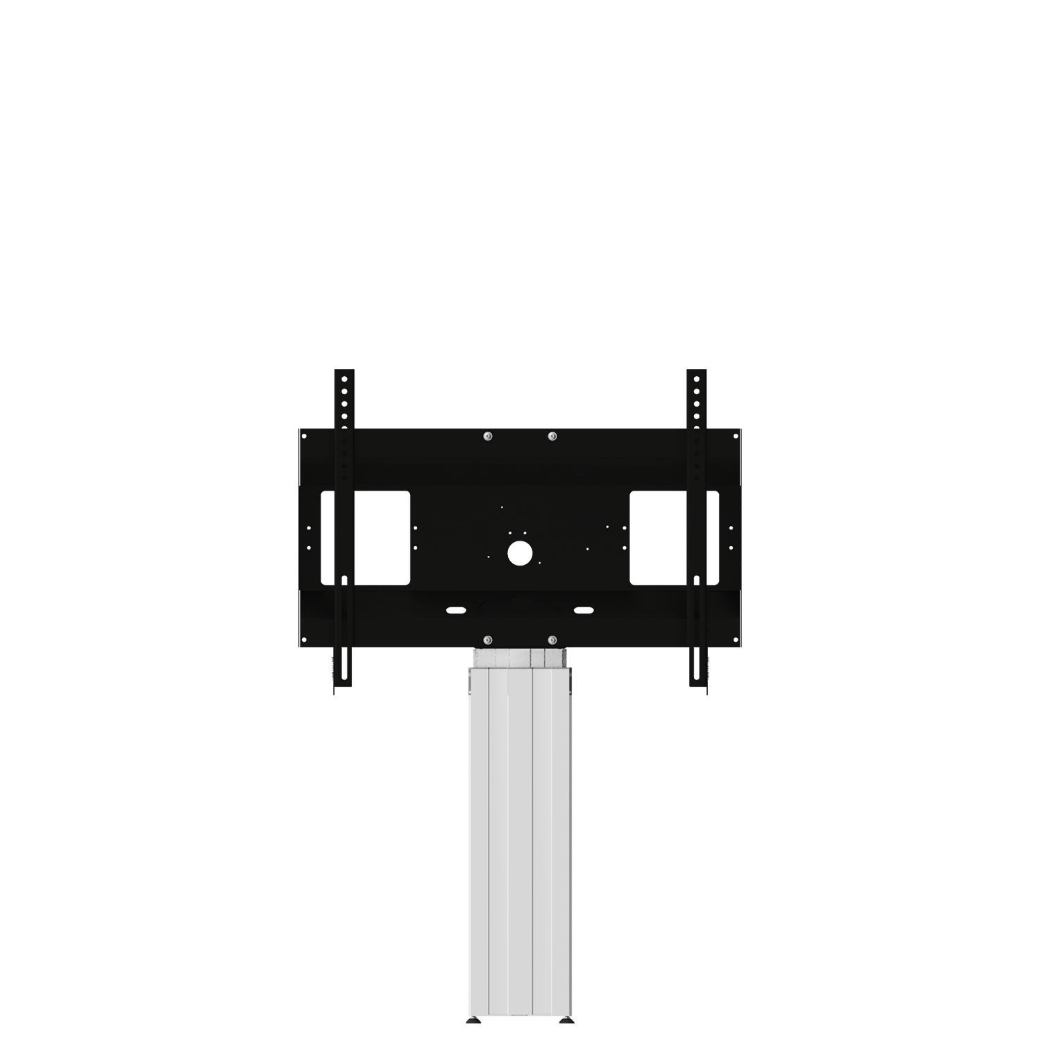 Elektrisch hoogte verstelbaar TV standaard 95-145 cm voor 42 tot 100 inch schermen voor wandmontage