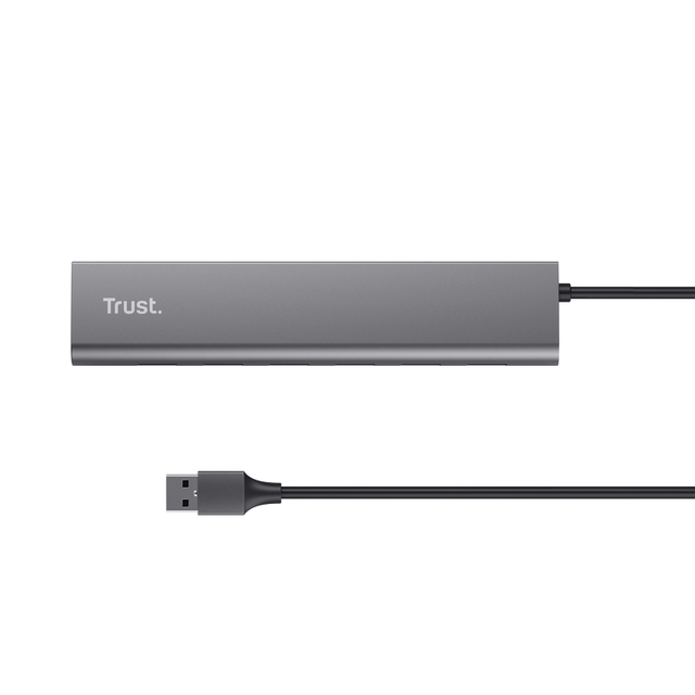 Hub Trust HALYX 7-port USB-A 3.2 zilver