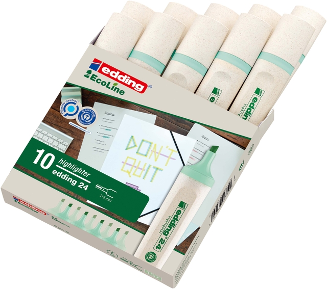 Markeerstift edding 24 Ecoline pastel groen