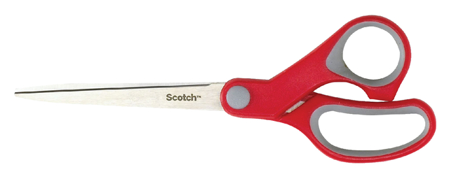 Schaar Scotch 18cm comfort rood blister