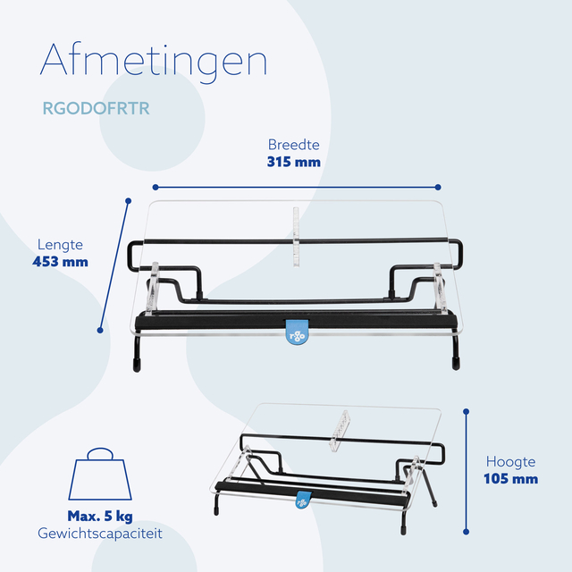 Documenthouder R-Go Flex Read Verstelbaar