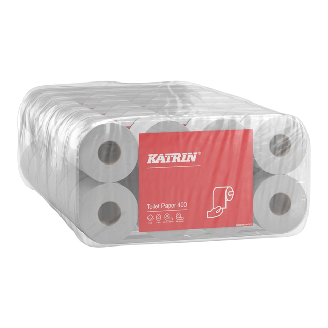 Toiletpapier Katrin 2-laags 400 vel wit 14293