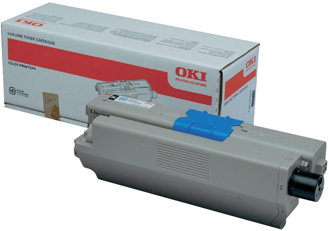 Toner Oki 44973536 zwart