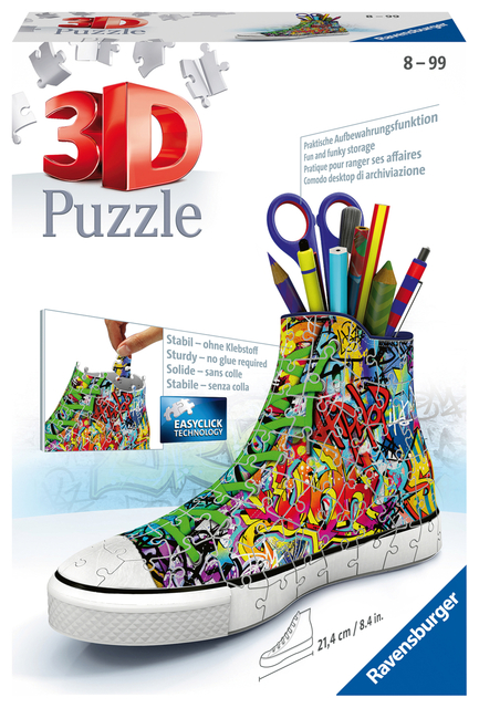 3D puzzel Ravensburger Sneaker Graffiti Style 54 stuks