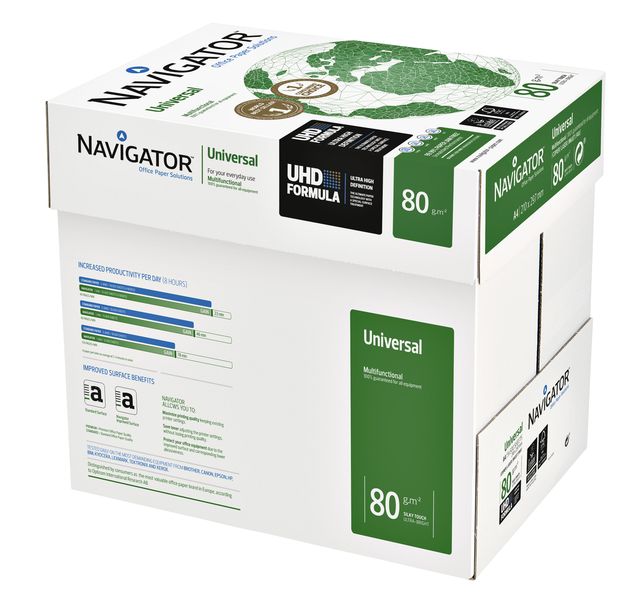 Kopieerpapier Navigator Universal A4 80gr wit 500 vel