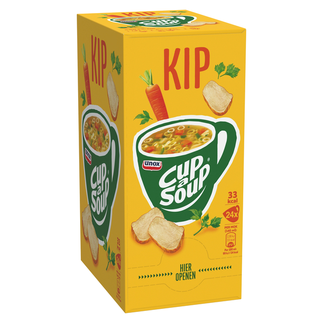 Cup-a-Soup Unox kip 24x140ml