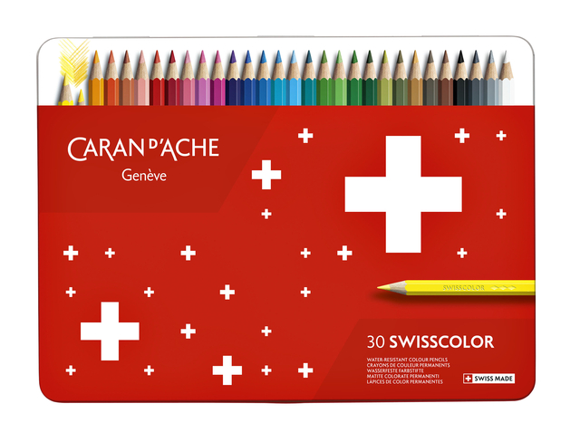 Kleurpotloden Caran d'Ache Swisscolor 30stuks ass