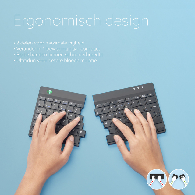 Toetsenbord R-Go Ergonomisch Split Break QWERTY