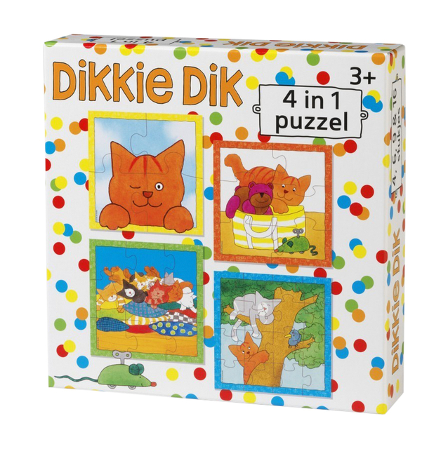 Puzzel Dikkie Dik 4 in 1