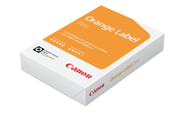 Kopieerpapier Canon Orange Label Zero 80gr A4 wit 500 vel