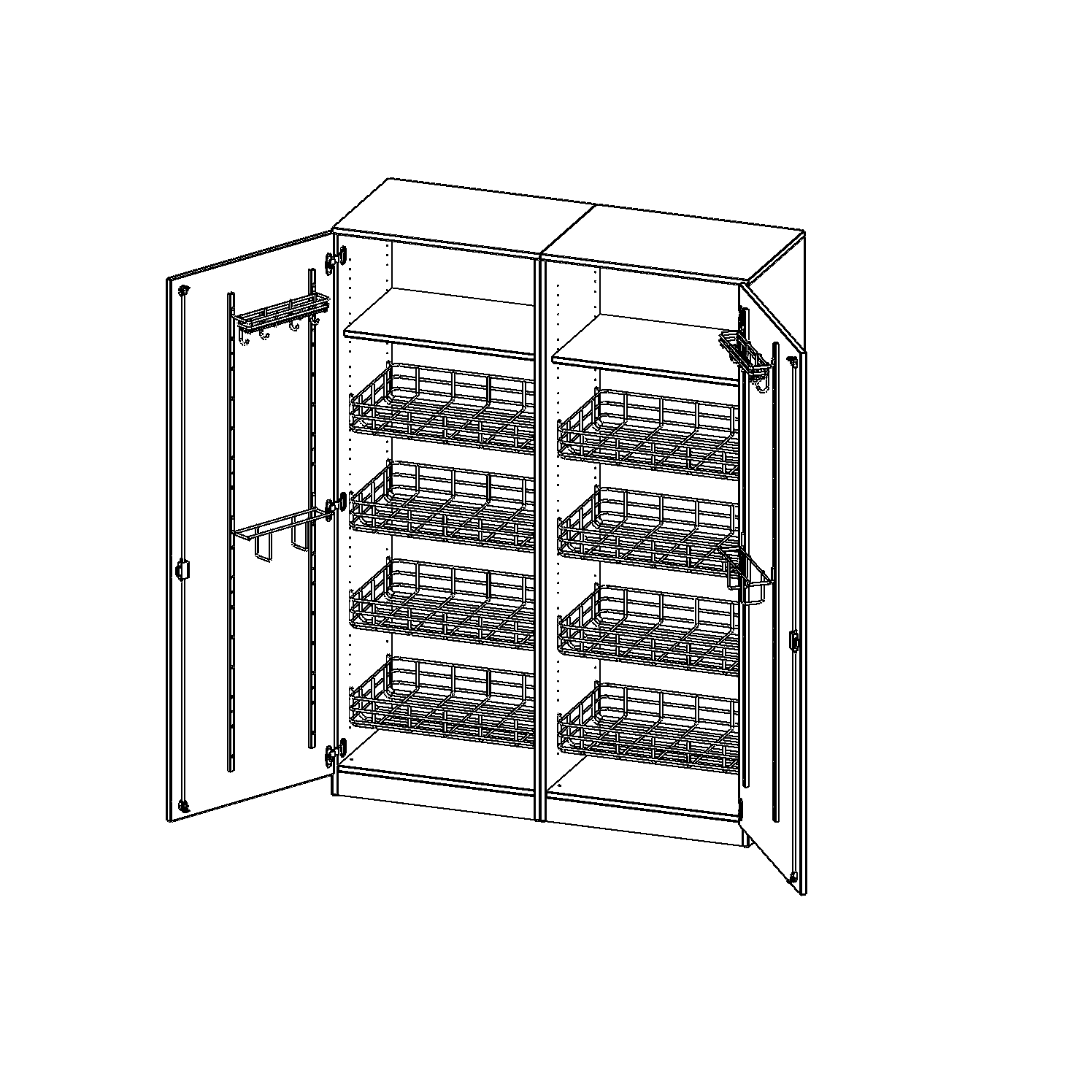 Sportkast, 5 maphoogtes - evo180 serie