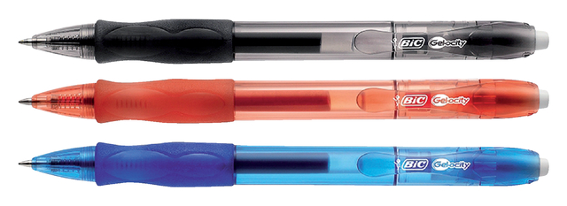 Gelschrijver Bic Gel-ocity medium blauw