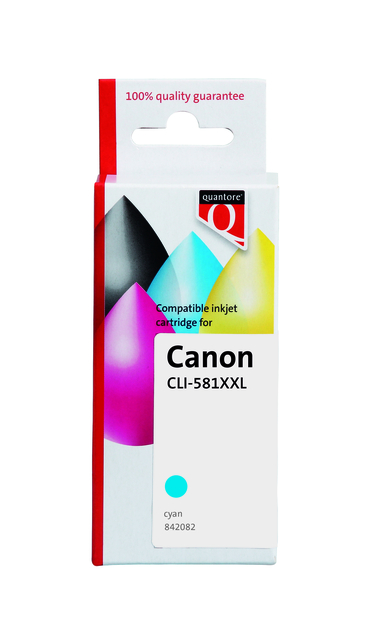 Inktcartridge Quantore alternatief tbv Canon CLI-581XXL blauw