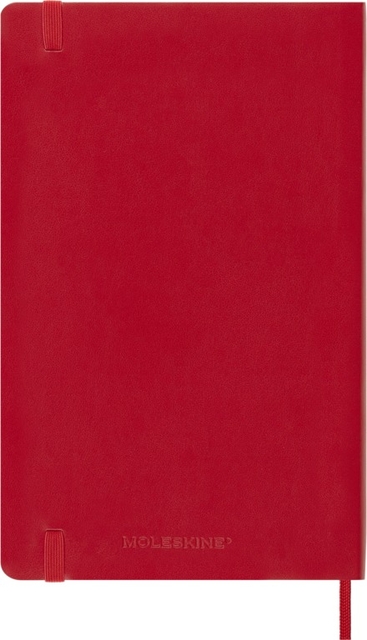 Agenda 2025 Moleskine 12M Planner Weekly 7dagen/1pagina large sc scarlet red