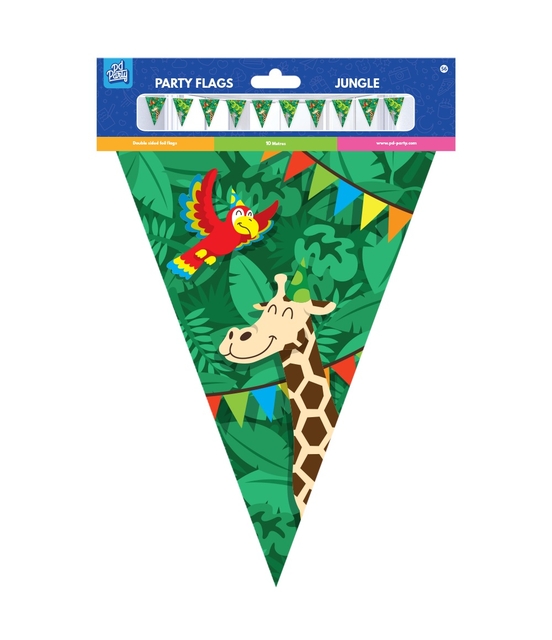 Party Flags foil Jungle cartoon