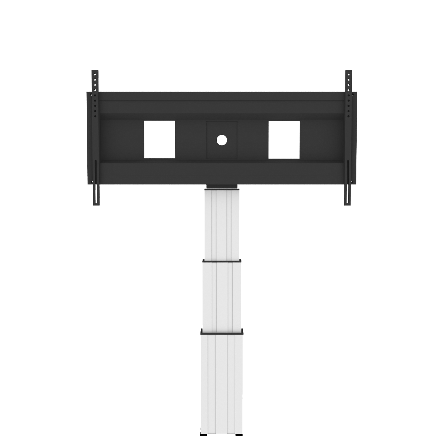 Elektrisch in hoogte verstelbare XL monitor muurbeugel, 70 cm slag