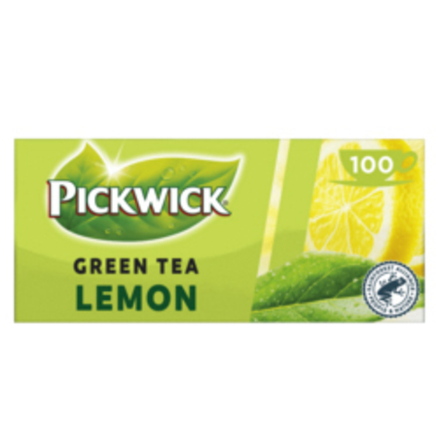 Thee Pickwick green original lemon 100x2gr