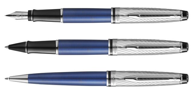 Vulpen Waterman Expert metallic Blue CT fijn