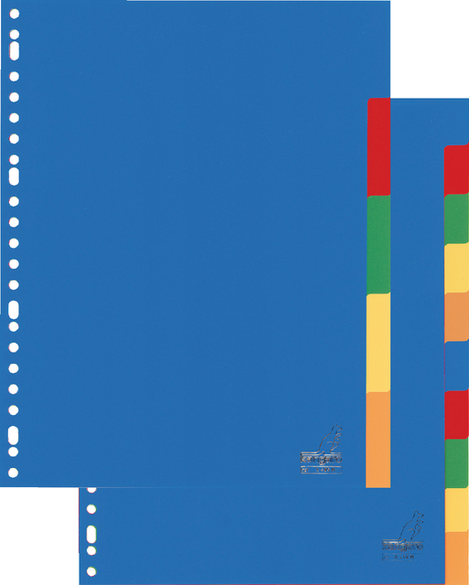 Tabbladen Kangaro 23-gaats A410M 10-delig assorti PP