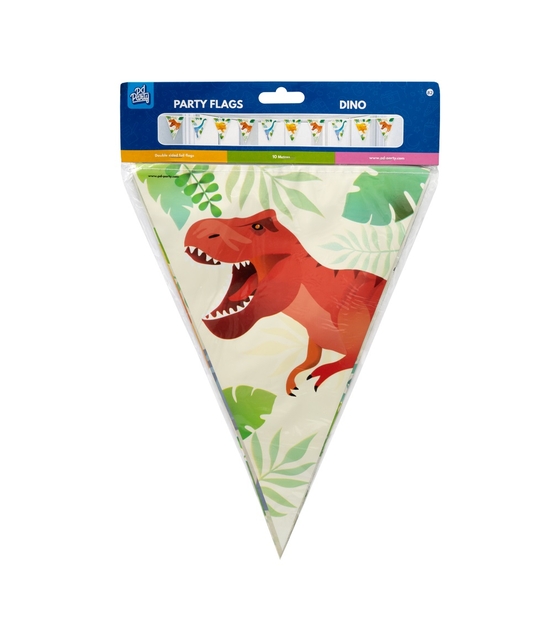 Party Flags foil Dino