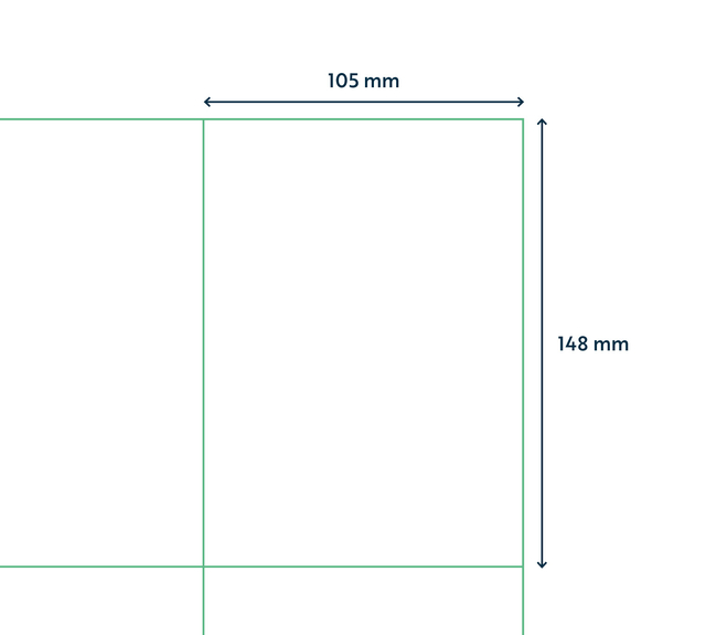 Etiket Qbasic A4 1.000 vel 105x148mm 4000 labels